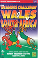 Wales v South Africa 1996 rugby  Programme